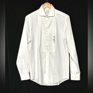 Calvin Klein Men's Crisp‎ White Dress Shirt